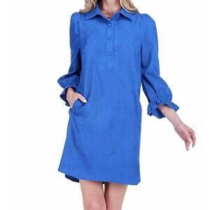 joy joy embroidered dress Joy*Joy Vintage Mist Floral Front Pocket Dress – 8.28 Boutique